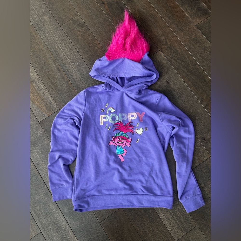 Trolls poppy hoodie‎ size 12-14